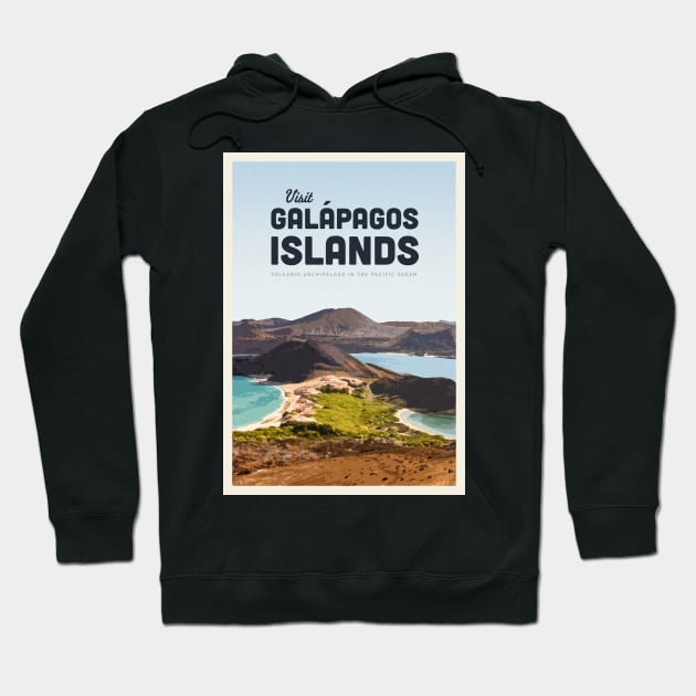 Visit Galápagos Islands Hoodie by Mercury Club